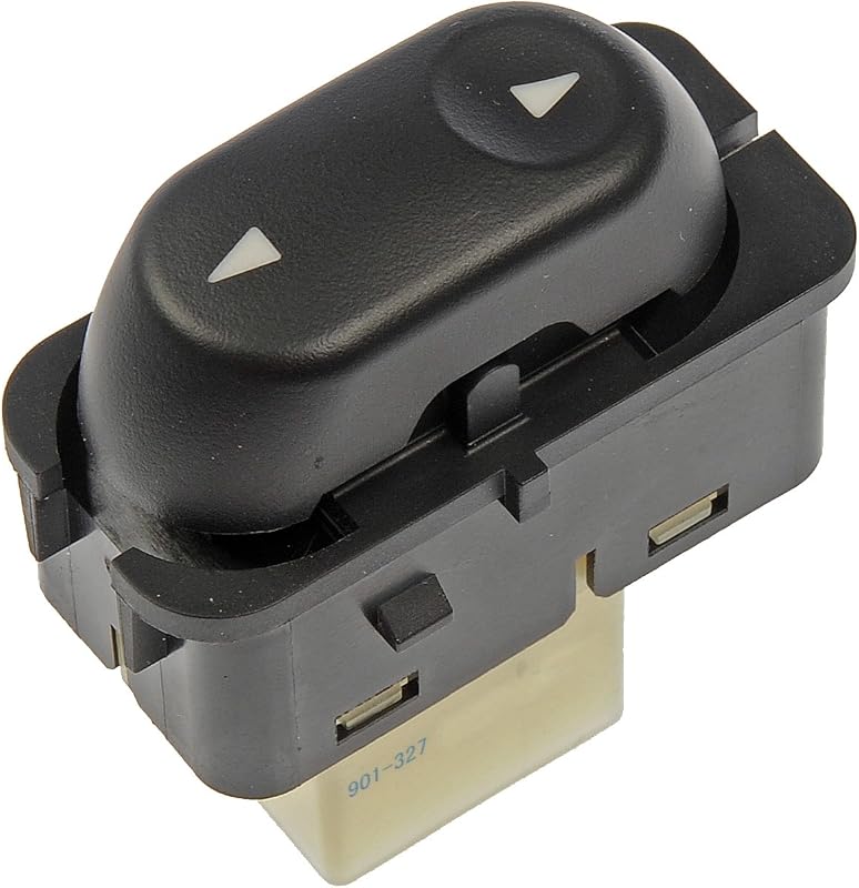 Interruptor do vidro elétrico Dorman 901-327 dianteiro direito e traseiro para Ford e Mercury – 1 botão