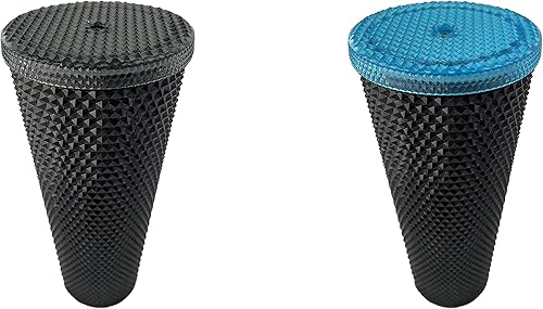 Miniatura 2 de MIE Tapa de repuesto para vaso de 24 onzas  Compatible con tapa de vaso de bebida fría Starbucks con diseño de cuadrícula de diamante Venti