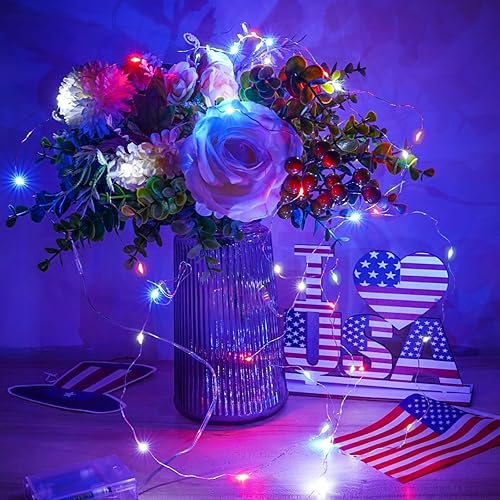Miniatura 71 de Guirnalda de luces LED en forma de corazones rosas, 3 m, alimentada por pilas, temporizador, luces intermitentes, impermeable, para Navidad