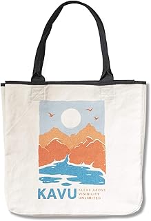 KAVU Totes Organic Cotton Canvas Tote Bag