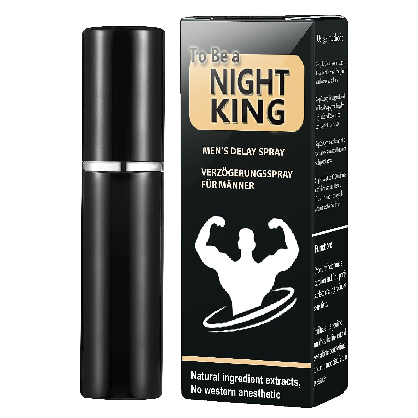 Spray retardateur pour homme, améliore le charme, effet rapide, améliorer le confort du corps et renforcer la confiance en soi