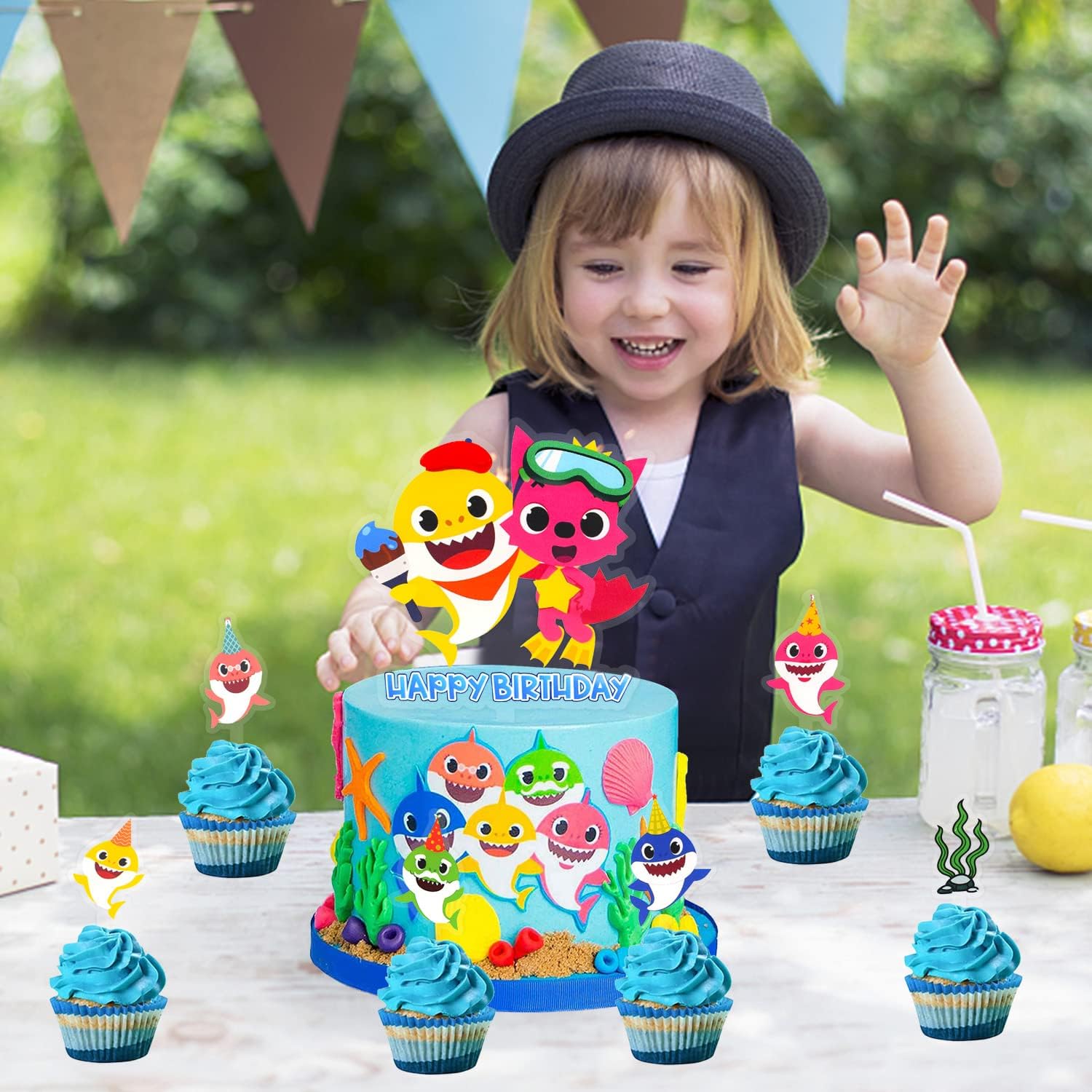 Schneeflocken-Kuchen-Topper "Happy Birthday" – Glitzernde Winter-Deko Für Geburtstag & Baby Shower