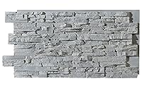 Vista 12 de Sedona - Paneles de piedra sintética, Gris, AMNWSSPNBW