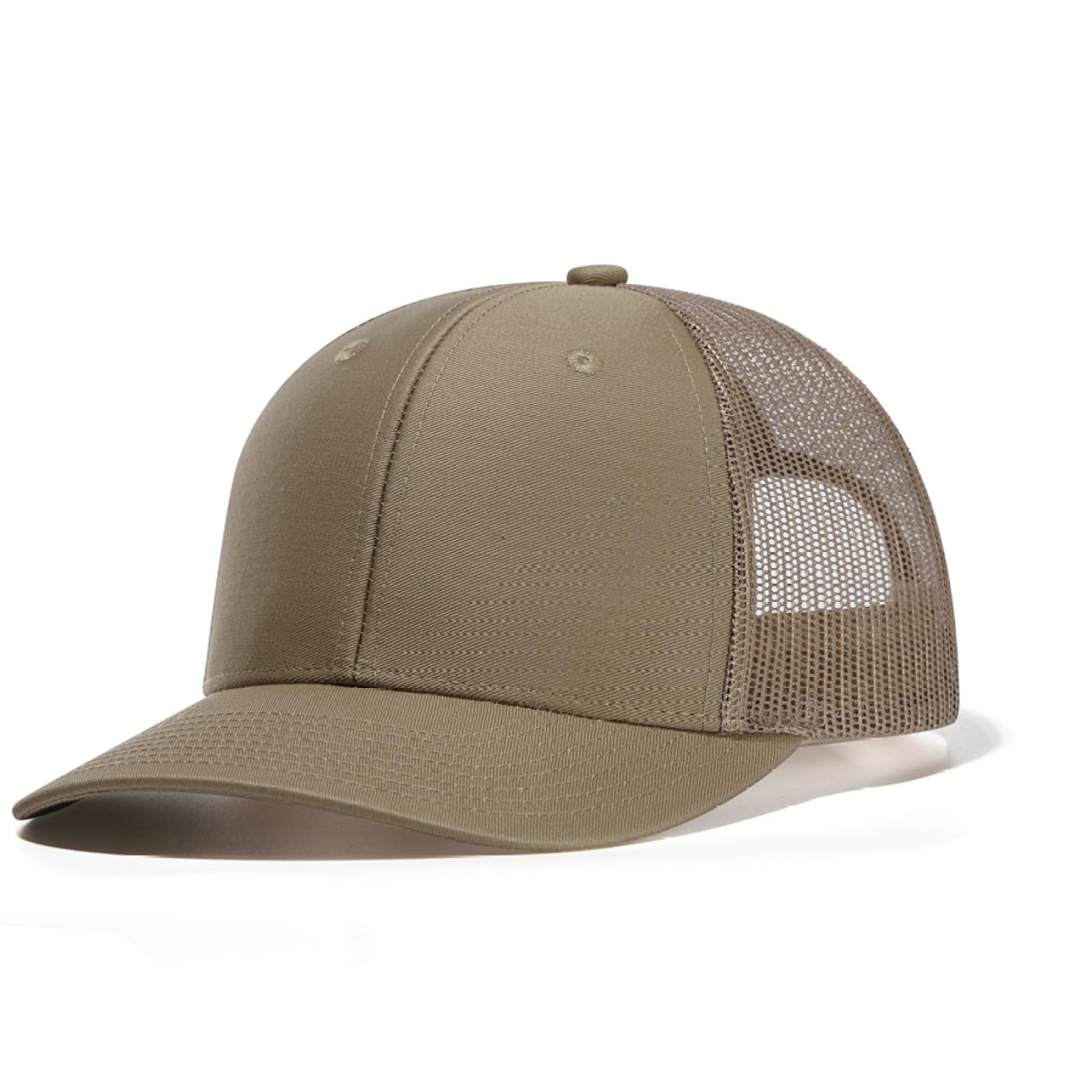 HaloHorus Curved Snapback Trucker Hat for Men Women, Adjustable Mesh Athletics Baseball Cap for Running, Hiking, Workout