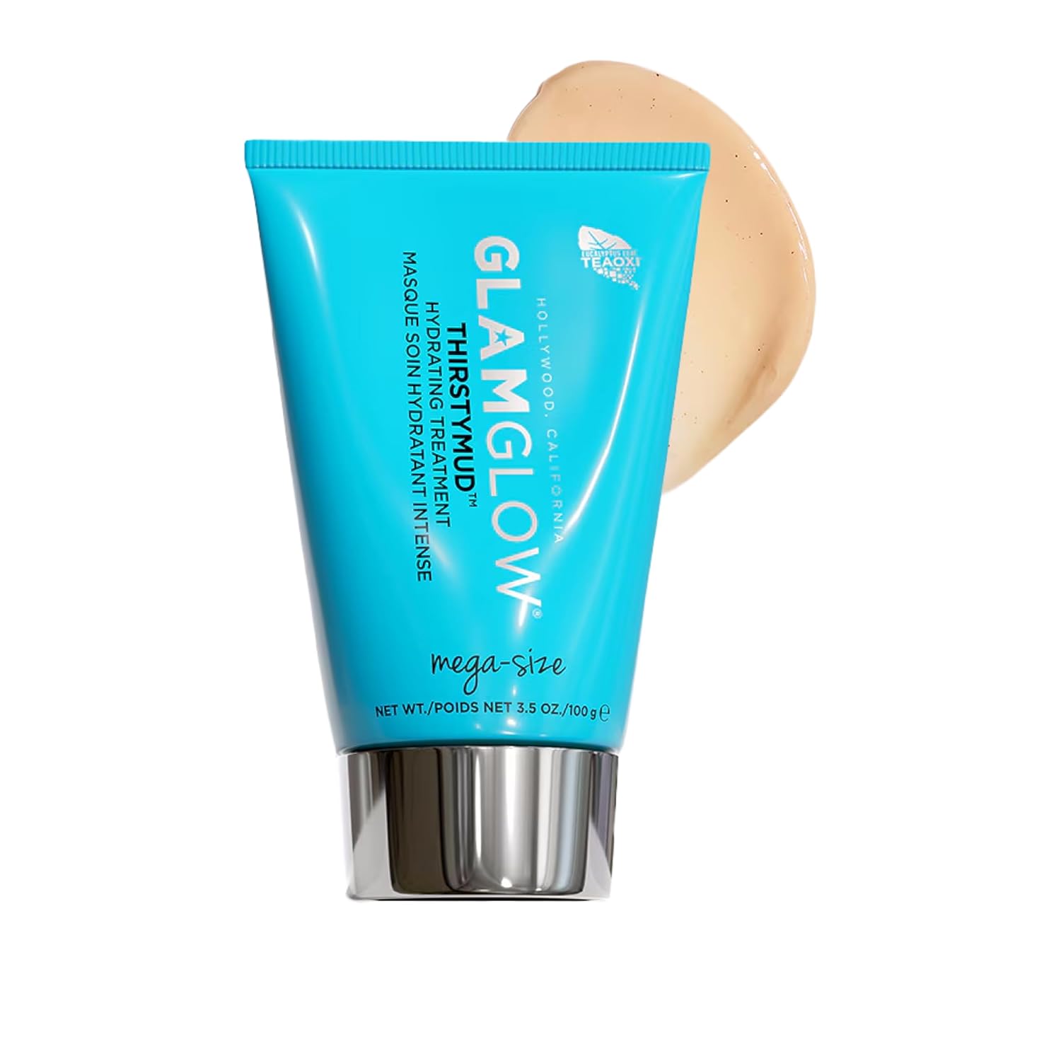 Glamglow THIRSTYMUD Hydrating Treatment Face Mask | Strengthens Skin Barrier, 24H Hydration + Soothes Skin with Hyaluronic Acid