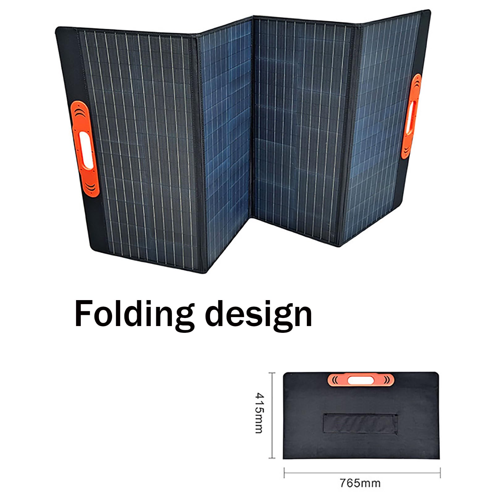Paneles Solares para Exteriores, Kit De Panel Solar Flexible (Equipado con Controlador De 40 A), Diseño Plegable, Chip De Silicio Monocristalino, Interfaz USB Hembra Dual,400W