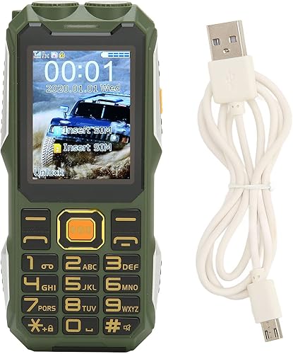 Miniatura 7 de Teléfono celular para personas mayores desbloqueado, botón grande Dual SIM Senior, teléfono móvil fácil de usar con batería de gran capacidad,