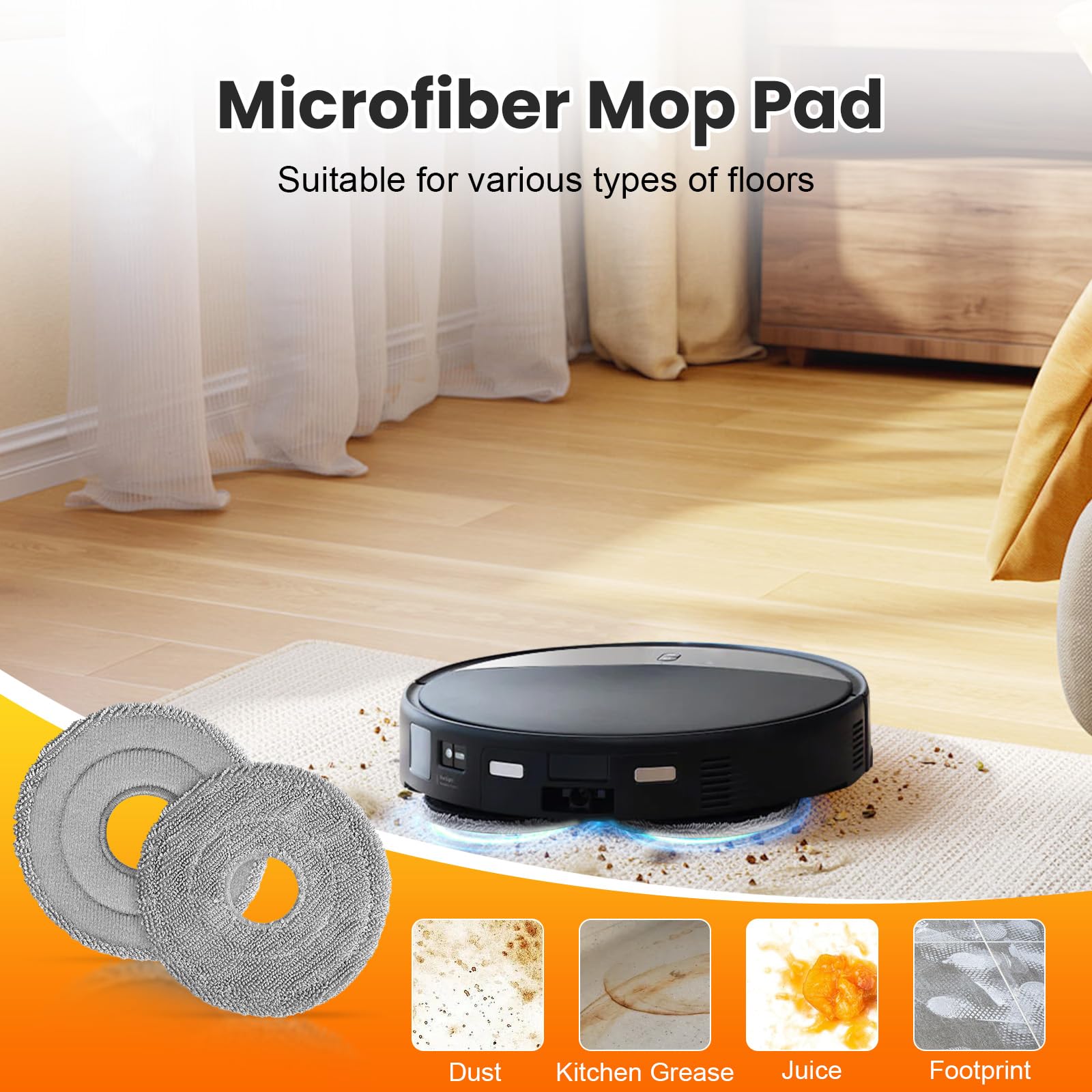 Kit Pièces Rechange Pour Robot Aspirateur Roborock Saros 10 - Brosses, Filtres, Sacs, Serpillères - Lot Complet Entretien