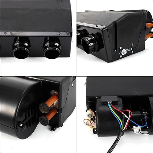 Miniatura 4 de Evaporador universal de 12 V AC debajo del salpicadero, unidad de montaje de calentador de evaporador de aire acondicionado de 3 velocidades,