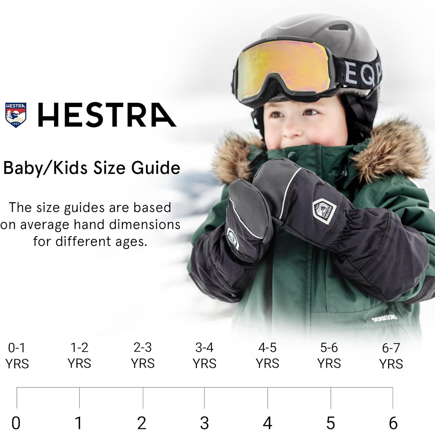 Hestra Kids’ CZone Mitt (2-11 yrs), Waterproof, Windproof & Insulated Winter Mittens for Alpine Skiing & Cold Weather Play - Image 2