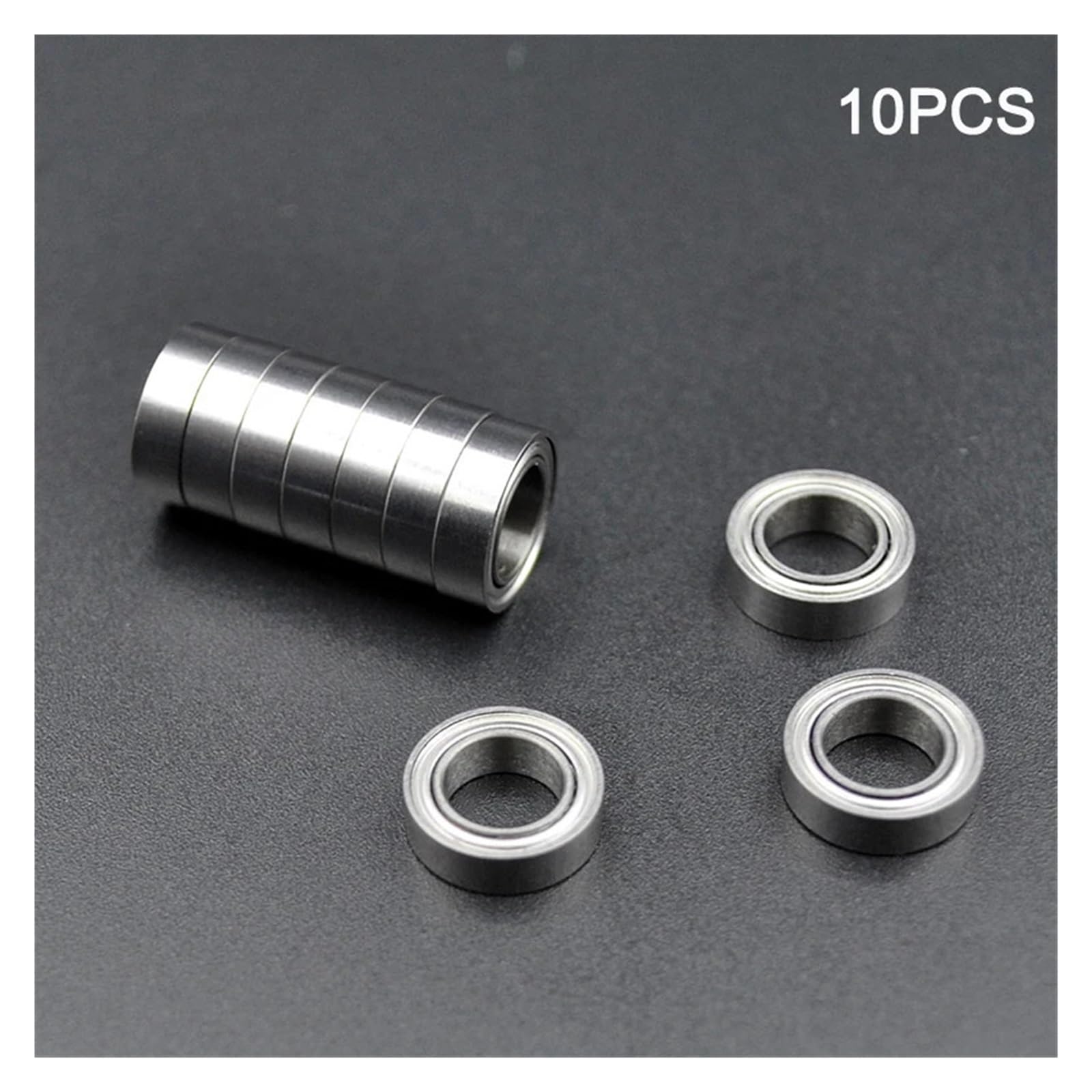10 Pieces MR52 MR62 MR72 MR63 MR93 MR74 MR84 MR104 MR85 MR95 MR105 MR115 MR106 MR126 MR117 MR137 ZZ Miniature Bearing Ball Bearing(MR106 ZZ 6x10x3mm)