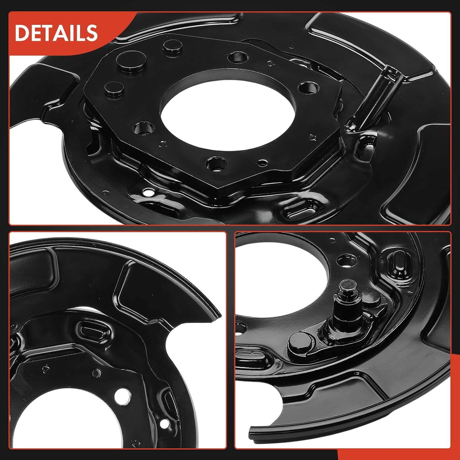 A-Premium Rear Driver Side Brake Dust Shield Compatible with Subaru Models - Forester 2008-2013, Impreza 2008-2014