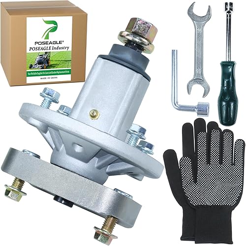 El ensamblaje de husillo GY20785 previamente engrasado reemplaza a GY20050 para John Deere 14.542GS 1642HS 17.542HS L100 L105 L107 L108 L110 L111