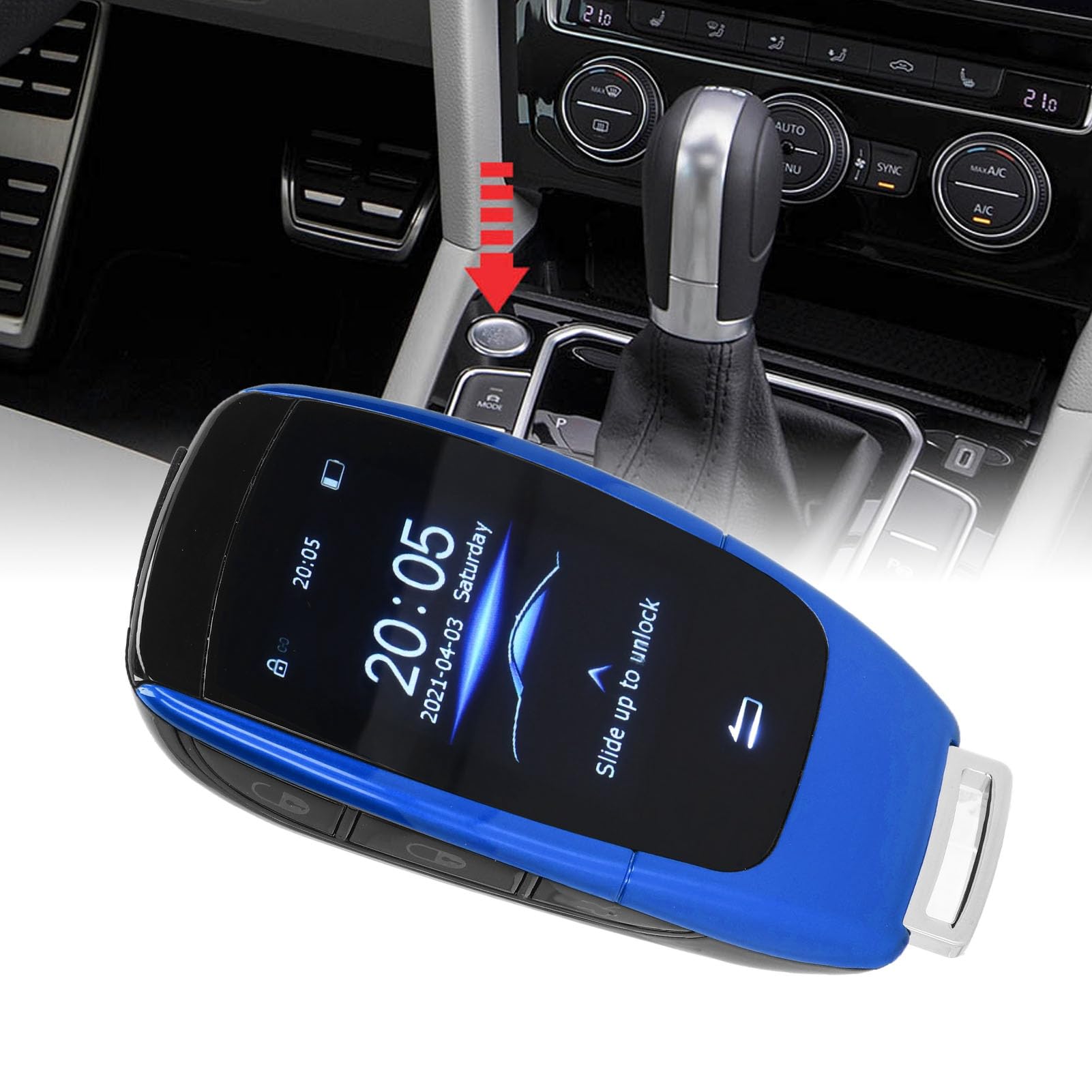 Écran Tactile pour TéléCommande de Voiture sans Clé, Commande à