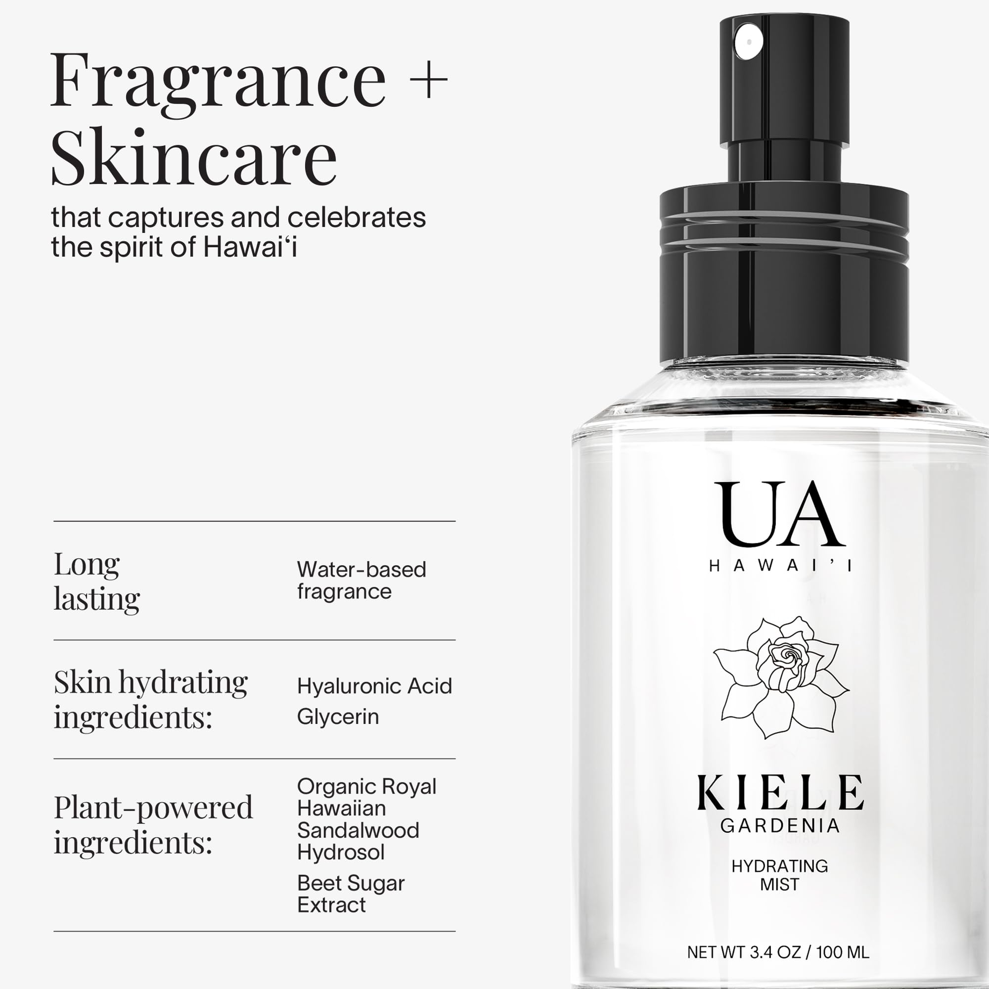 Amazon.com : Kiele Gardenia Body and Hair Mist from Hawaii, Hair