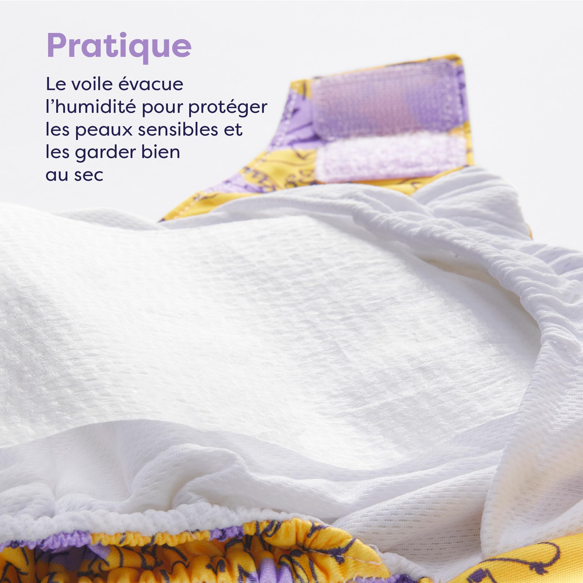 Bambino Mio, Voiles de protection ultra doux, matières végétales 100% renouvelables, 100 Voiles - 5 pack