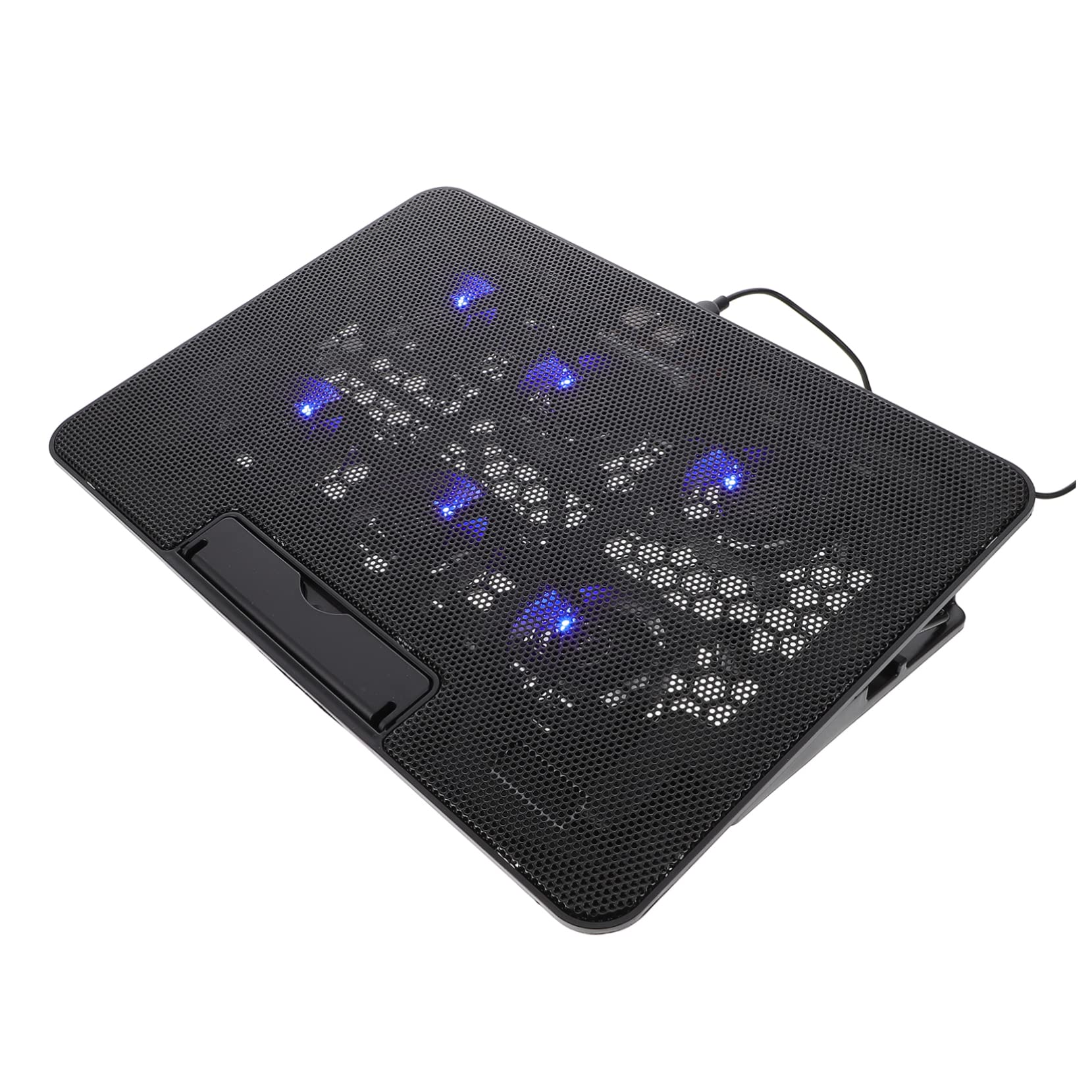 Veemoon Laptop Kühlpad für Gaming Notebooks Verstellbare Höhe Lüfter USB Stromversorgung Leiser Betrieb zur Effektiven Wärmeableitung Reduzierung von Nacken Schulterschmerzen