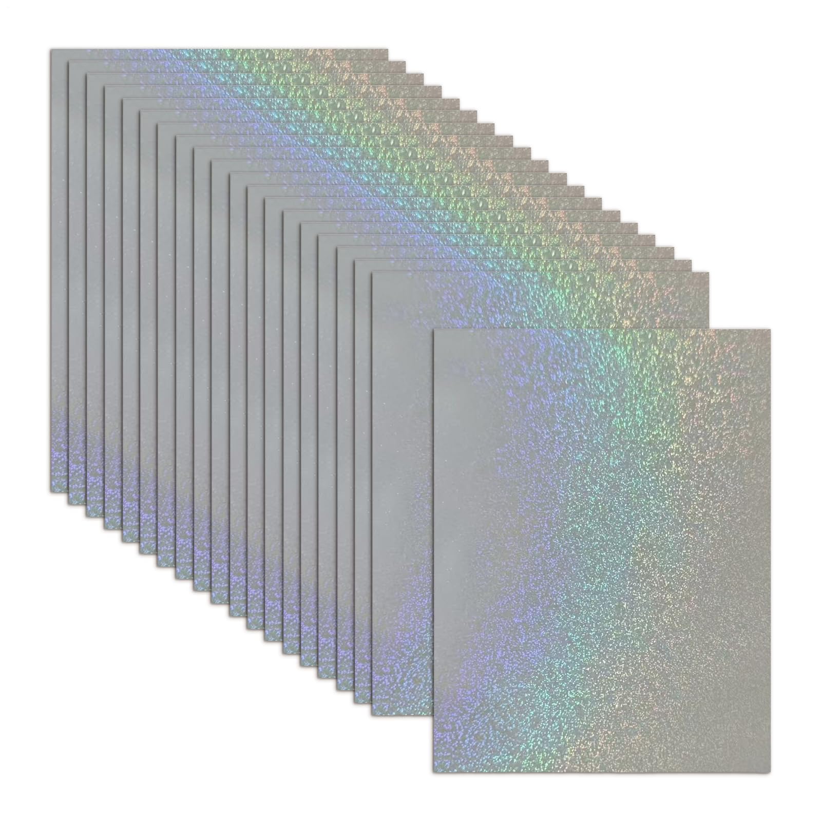 Błyszcząca folia do laminowania – hologramowa folia samoprzylepna A4, 20, wodoszczelna, łatwa do cięcia, dla młodzieży, dorosłych, nauczycieli, uczniów, projektów rękodzielniczych