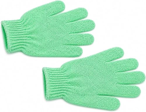 Exfoliating Bath Gloves Scrub Shower Green