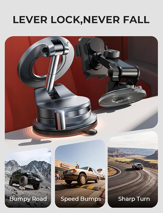 Soporte magnético para auto LISEN 2 unidades miniatura 4