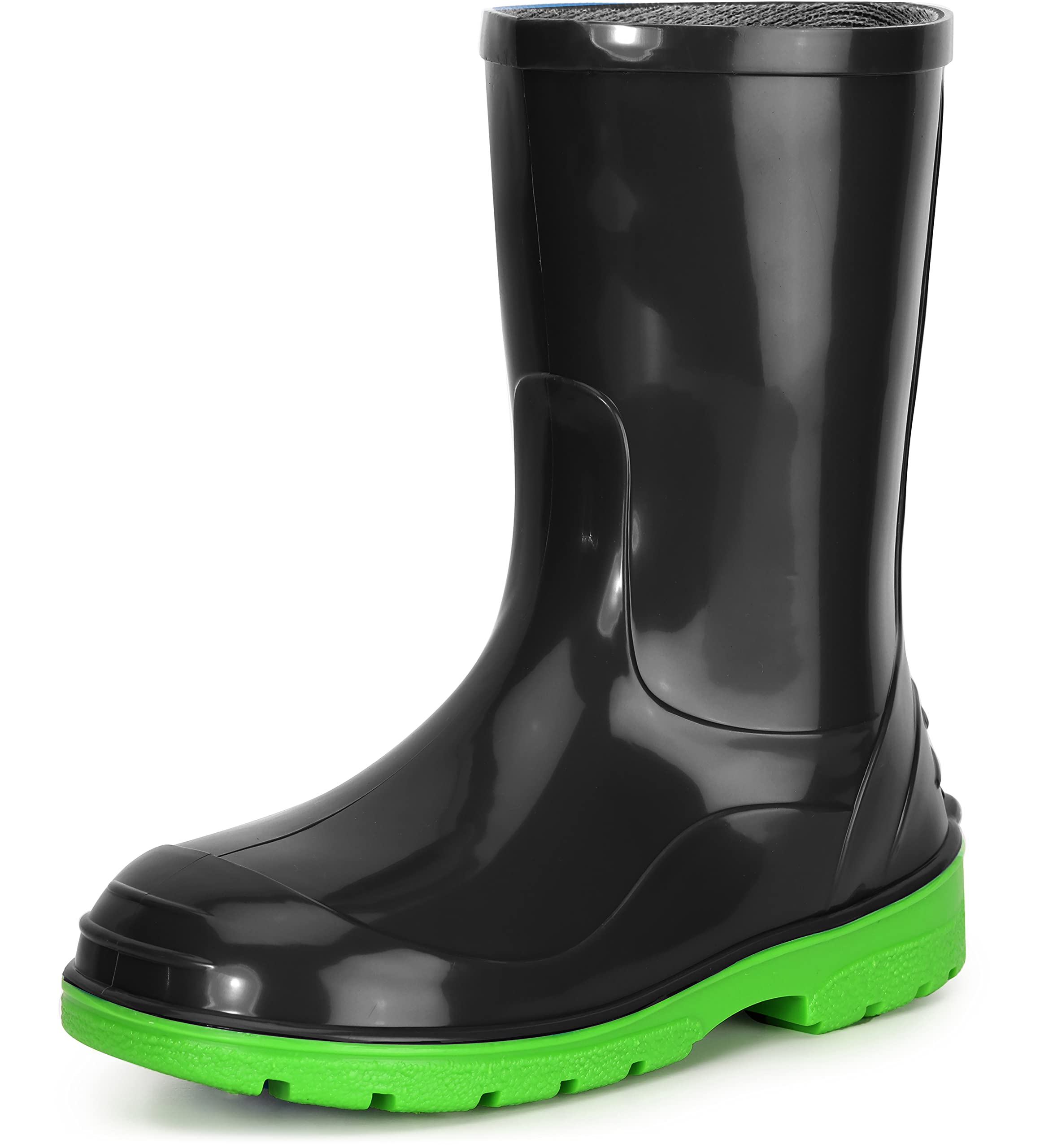 Ladeheid Gummistiefel Kinder Hohe wasserdichte Regenstiefel für Jungen und Mädchen LA-939