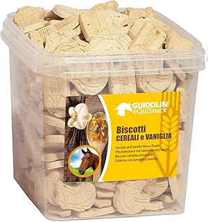 EQUISNACK Biscotti Vaniglia e Cereali 2.5 kg - 1 Secchiello