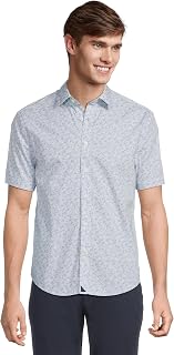Mens Stretch Cotton Short Sleeve Ashford Shirt