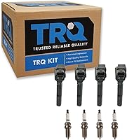 Vista 22 de Kit de Bobina de Encendido y Bujía de TRQ 8 Piezas Bujías de Iridio Compatibles con Toyota Tacoma 2005-2014 4Runner 2010 Tacoma 2015-2021