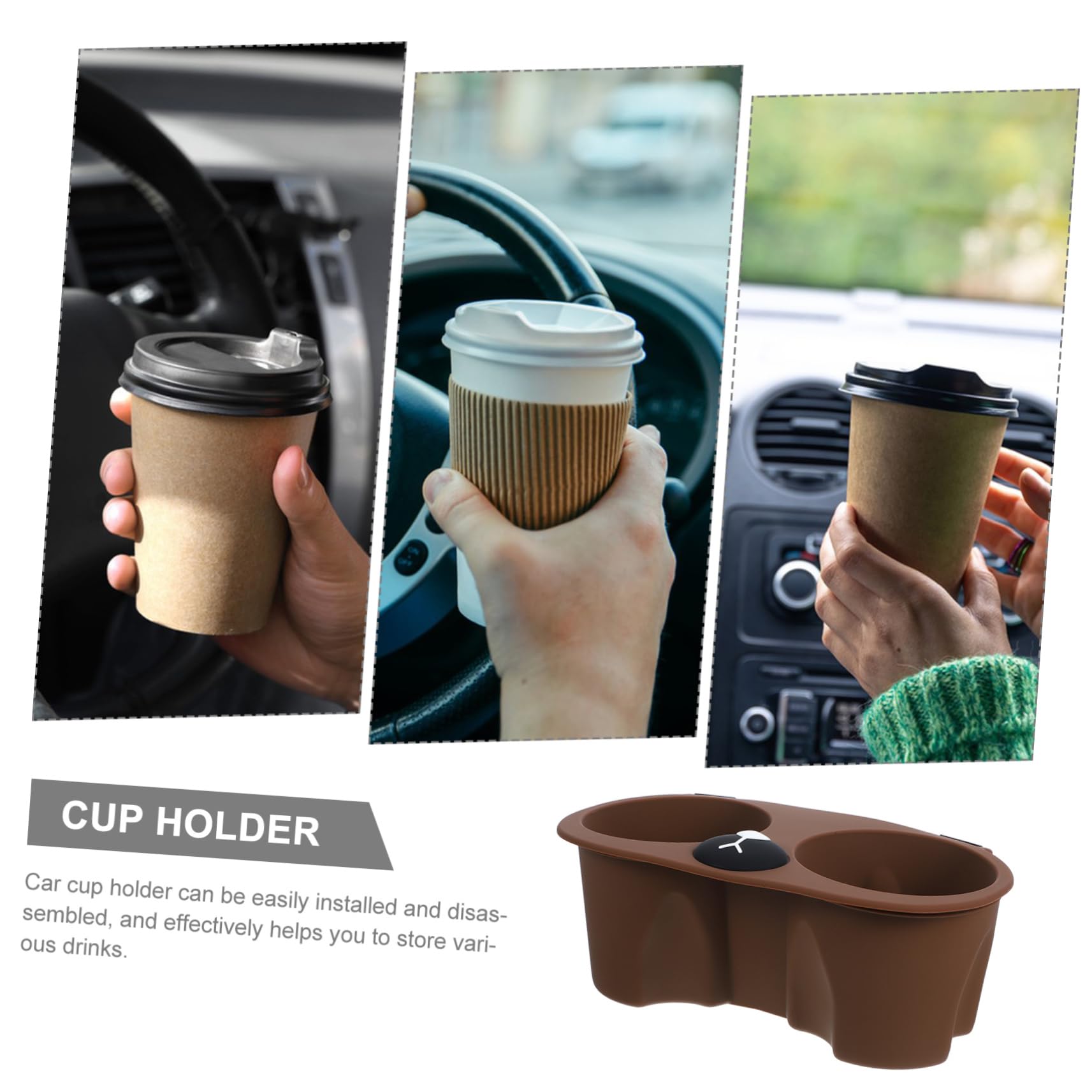 Supporto per tazza per auto, doppio poggiatesta