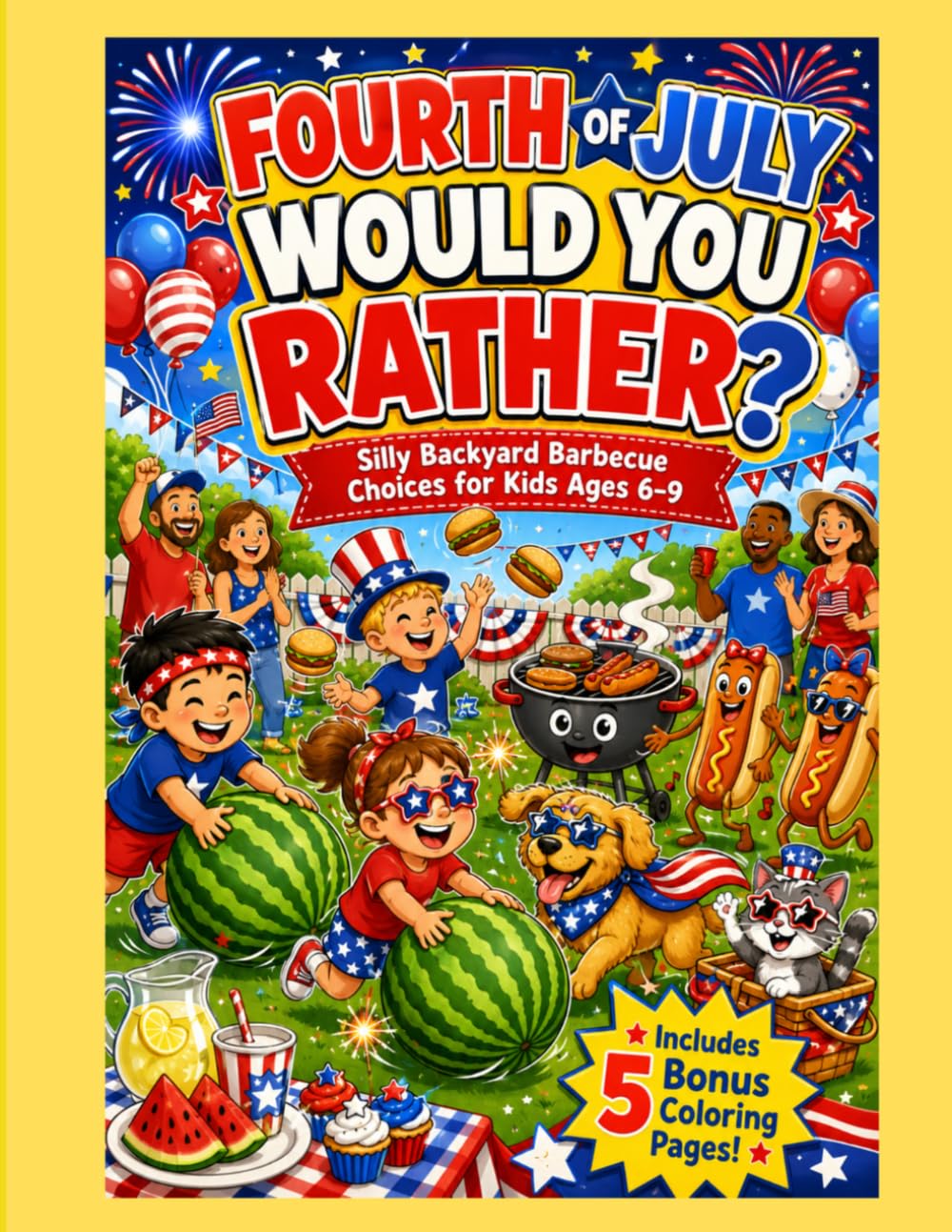 Fourth Of July Would You Rather?: Silly Backyard Barbecue Choices for Kids Ages 6-9