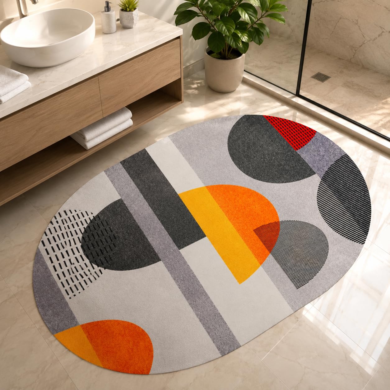 Dark Grey Yellow Kitchen Runner Rug Set - IXILUXE HOMES -20
