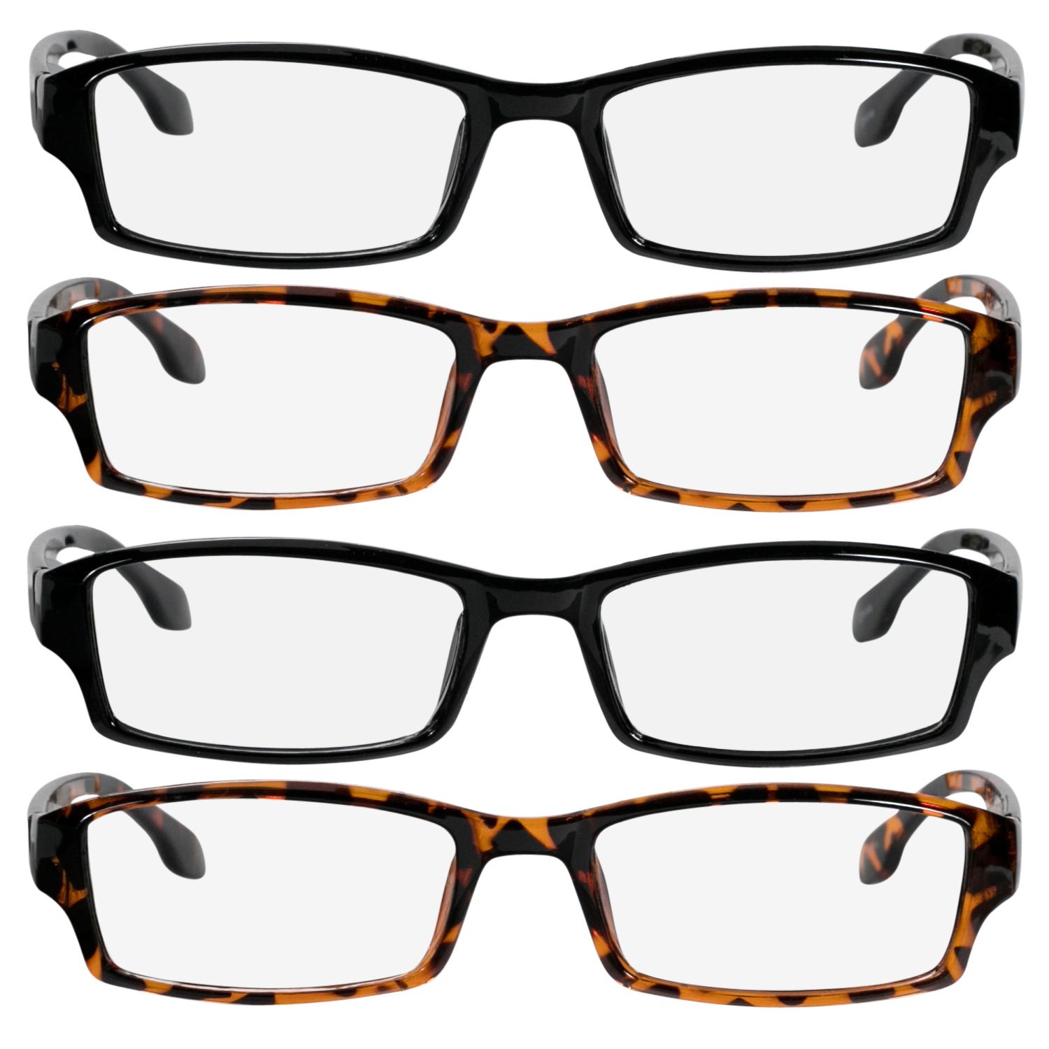 TruVision Readers - 9501HP - 4 pk - 2Blk 2Tort - 2.50