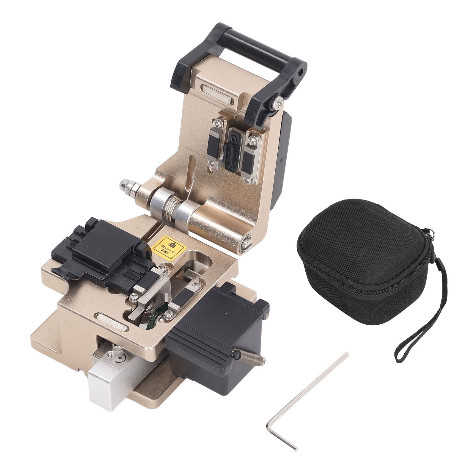 FTVOGUE Cuchilla de Fibra óptica, Cortador de Fibra óptica 3 en 1 con Hoja de Acero de Tungsteno, Herramienta de Corte HF 6S de un Núcleo de 125 μm para Instalación de Empalme de y Técnicos de Campo