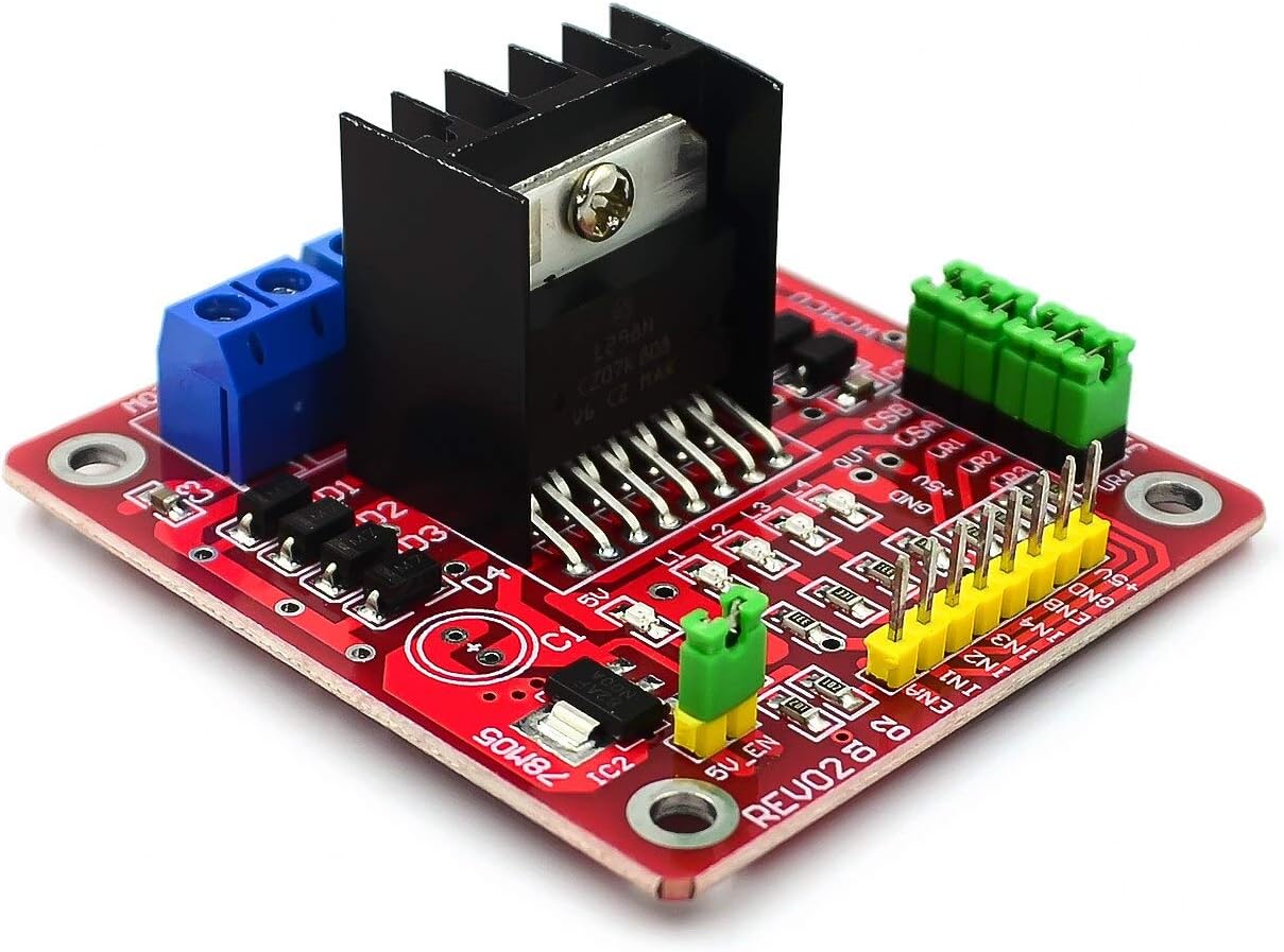 Reland Sun L298N Dual Bridge DC stepper Controller Control Motor Driver module Board