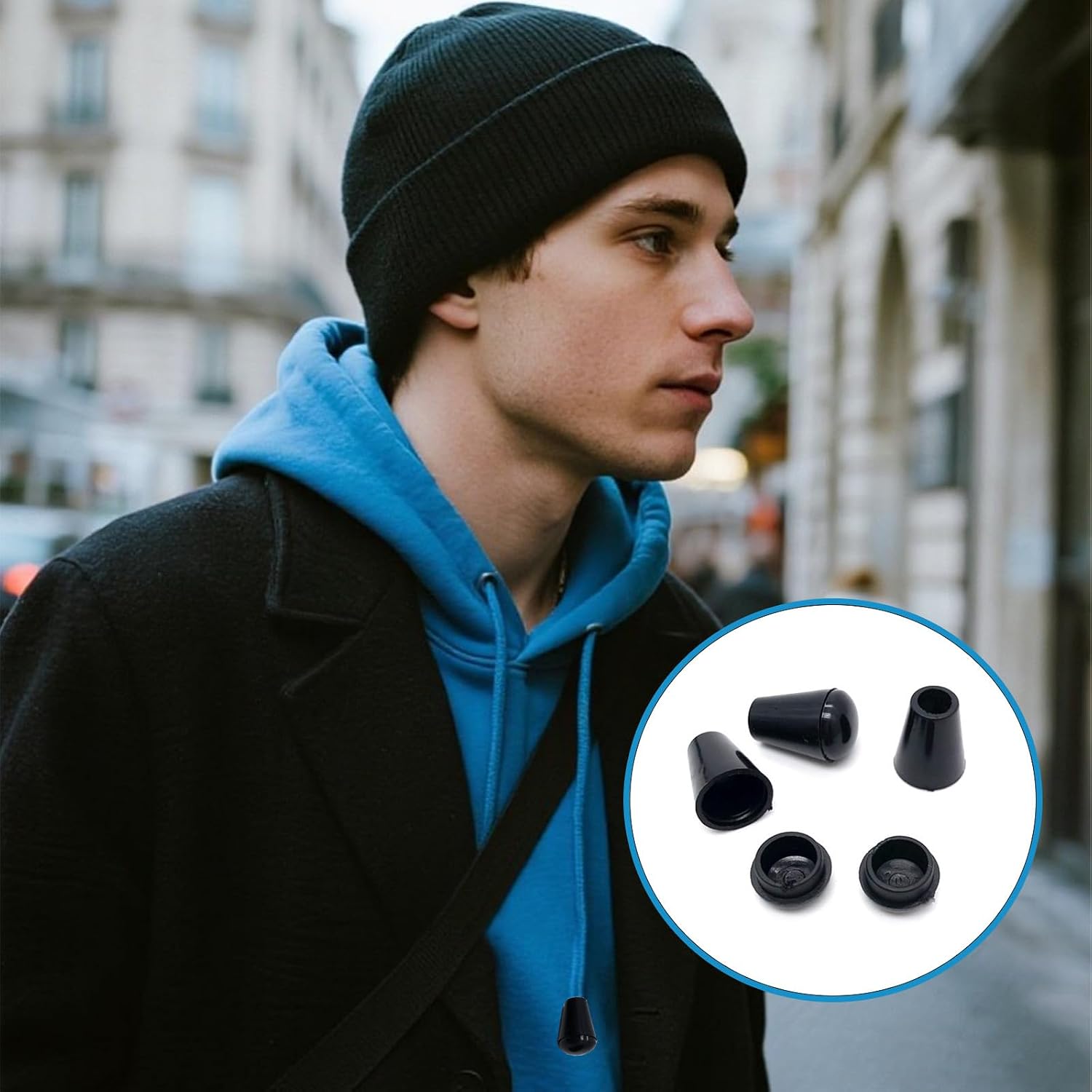 NIIIYTYB 25Pcs Paracord End Caps and Cord Locks Plastic Drawstring Stoppers and Toggles for Hoodie Rope Shoe Strings Shoelace Stop Clips Cord Ends Stops for Drawstrings and Clothing Accessories
