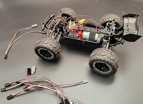 Miniatura 5 de SUPULSE 9 piezas JST Y conector 3 Pin JST Plug C-Y línea servo cable de extensión Cable de cable hembra a macho RC Servo Conectores para RC JR