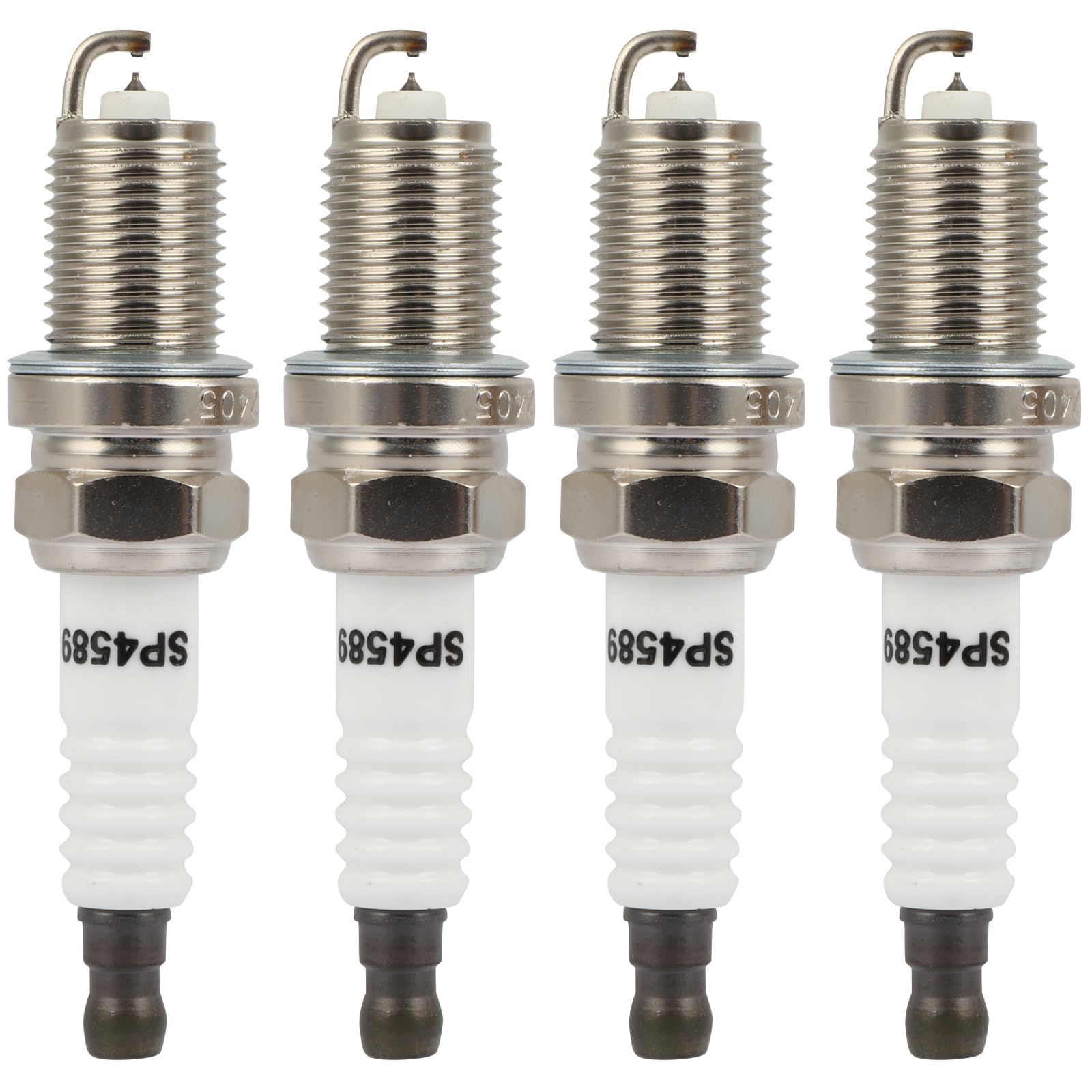 ECCPP Spark Plug Platinum Iridium Fit for Daewoo for Lanos 1999-2002,for Toyota for Camr 1992-2011 Replacement for 4589 (4 Spark Plugs)