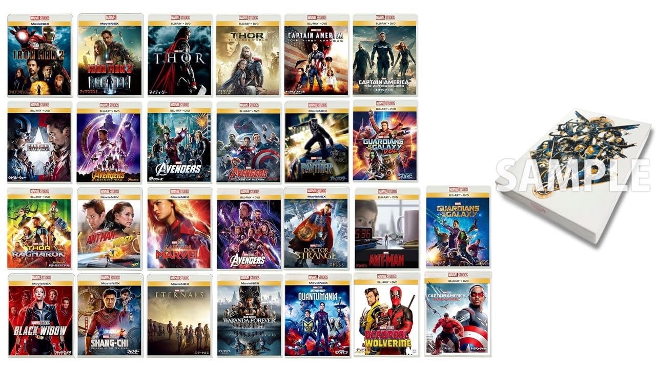Blu-rayのみ】MARVEL 20作品セット マーベル MCUアートコレクション