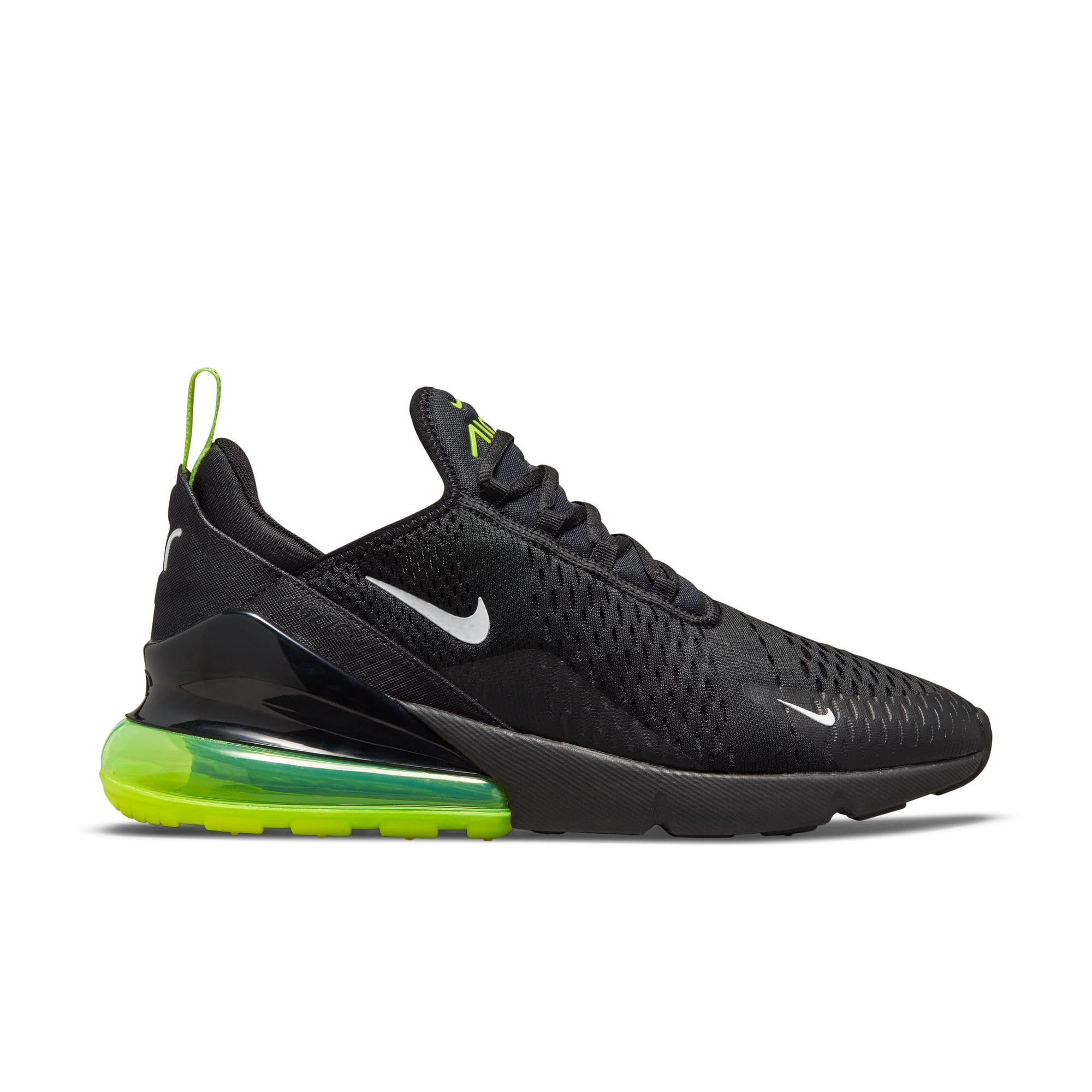 Nike Herren Air Max 270 Sneaker, Black/White-Volt-Reflect Silver, 42.5 EU – Ansicht 6