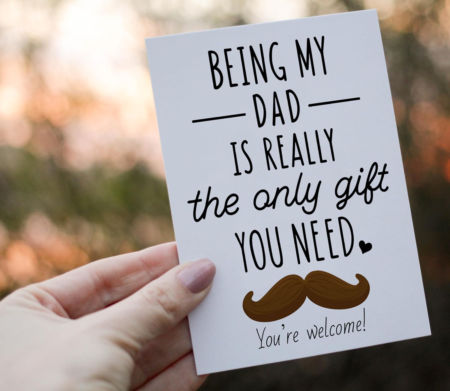 Best Humorous Card - Father's Day Card, Birthday For Dad, Stepdad, Great Father Review