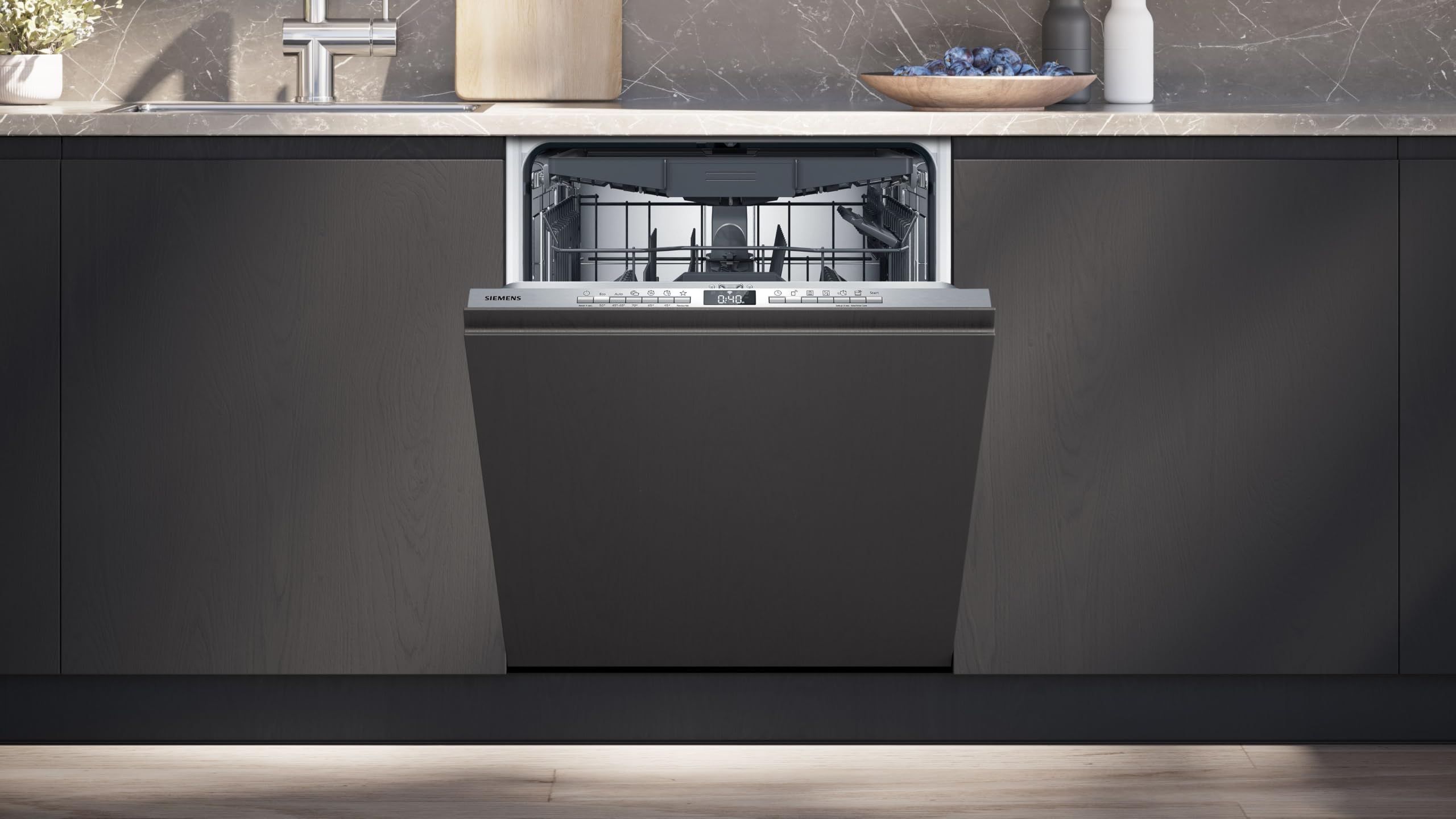 Siemens, Lavavajillas integrable iQ300 60cm, 6 progr. SN63HX16CE