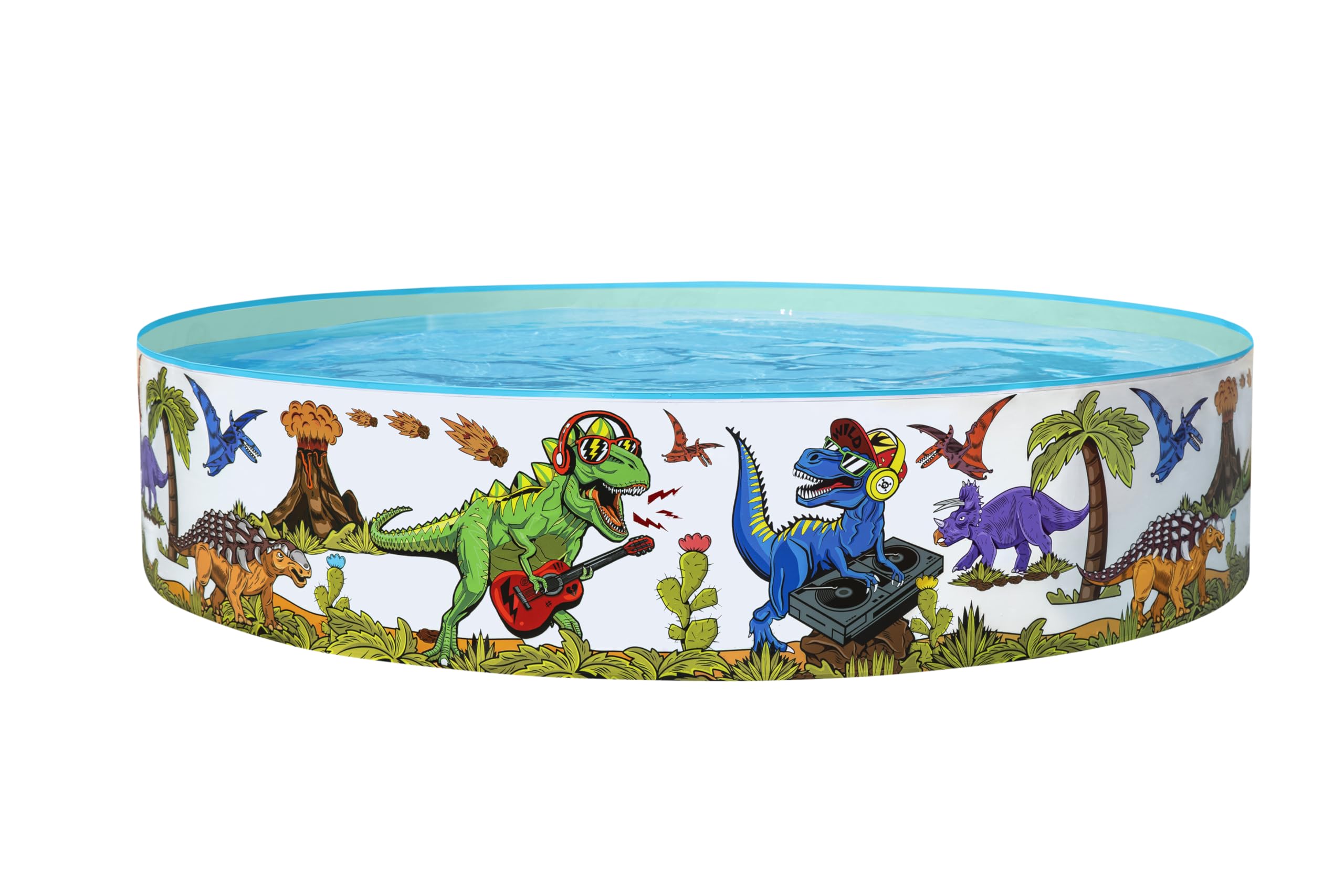 Bestway Fill 'n Fun Planschbecken Dinosaurier, Ø 183 x 38 cm