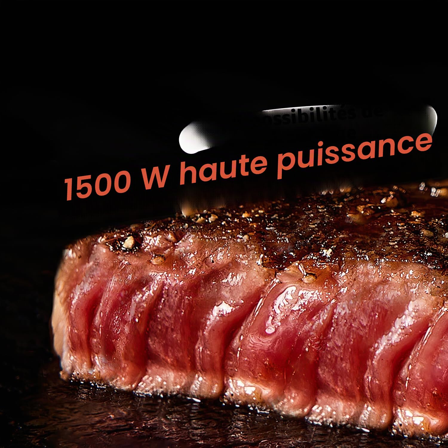 CUSIMAX Barbecue Électrique pour Balcon, Barbecue de Table avec Contrôle de Température à Écran Tactile LED, Barbecue Sans Fumée avec Couvercle en Verre Trempé, 1500W