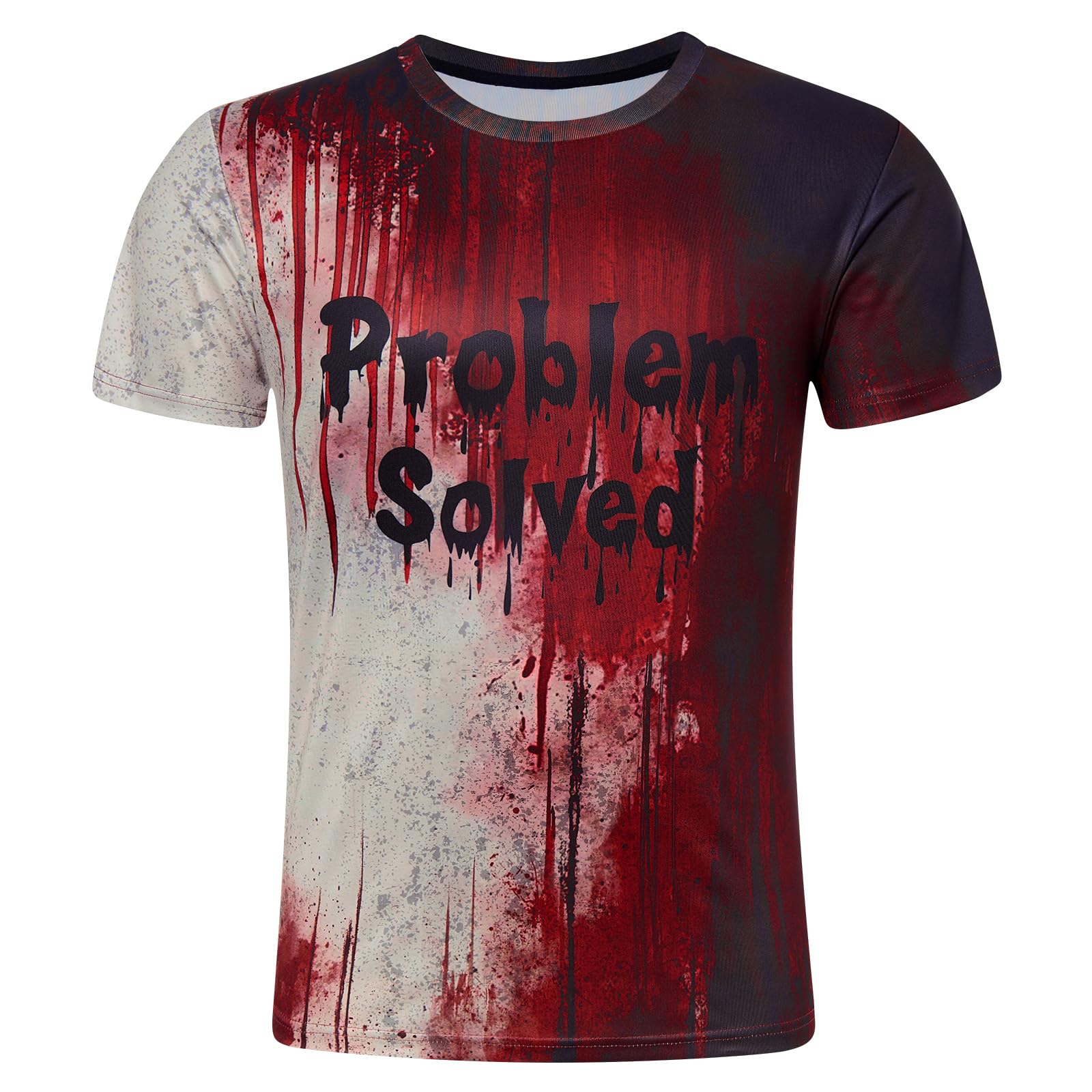 Goodstoworld Unisex 3D Fake Abs T Shirts Shredded Chest Printed Short Sleeve Costume Novelty Tees Shirt