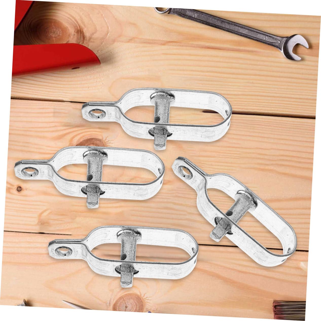 PRETYZOOM 4 Set Tenditore Filo Recinzione Resistente Per Tensione Esterni Per Uso Industriale E Attività Ricreative Facile Da Installare E Trasportare 2 Pezzi * 4