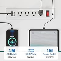 Vista 4 de SEDETA White L Shaped Desk with Fabric Drawer, Reversible 51” Corner Desk with Storage Shelves, L Shaped Gaming Table with LED Strip, Power Outlet
