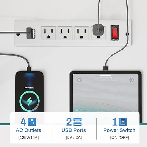 Miniatura 4 de SEDETA Escritorio blanco en forma de L con cajón de tela, escritorio reversible de 51 pulgadas con estantes de almacenamiento, escritorio para