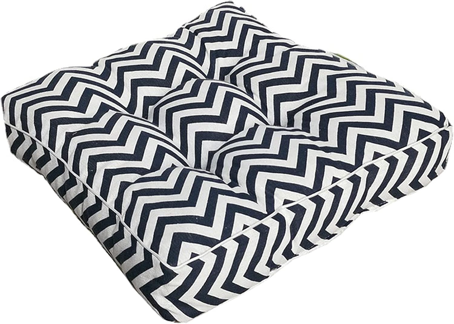 WJXBoos Chair Pads and Cushions for Dining Chair Linen Seat Pads Thick Tatami Seat Cushions Square Futon Kitchen Chair Cushions (R,16"*16"*4")