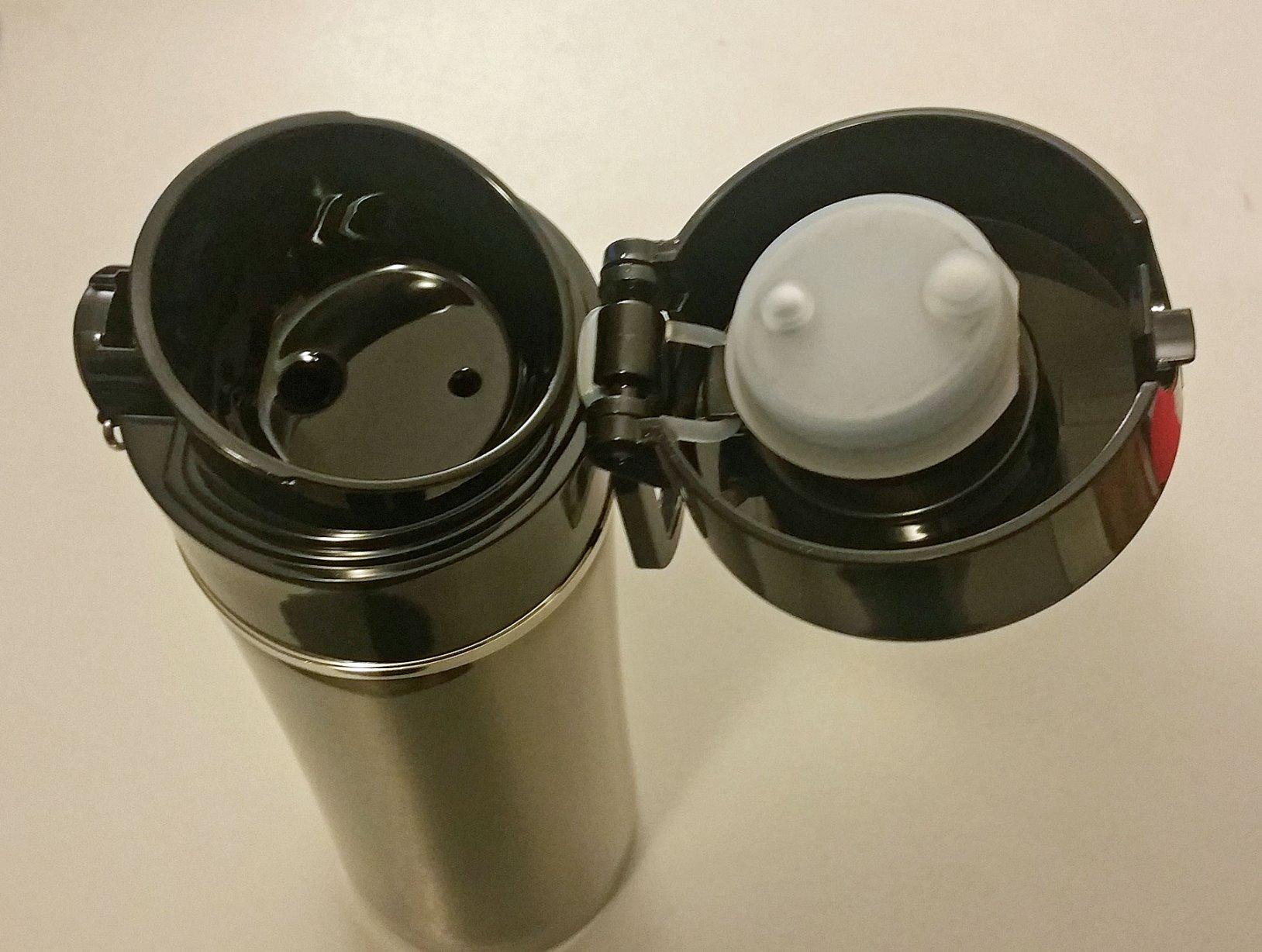 Thermos Sipp Vacuum Insulated Bottle with Tea Infuser, 470ml, Stainless