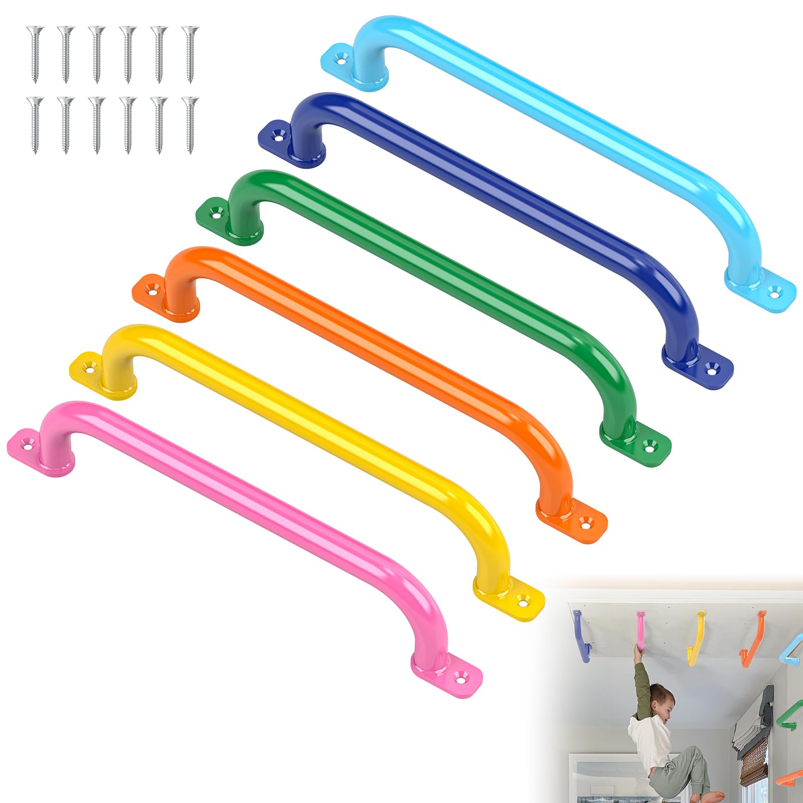 SUNSHINE FARMRE 17.3" Playground Handles Indoor Monkey Poles